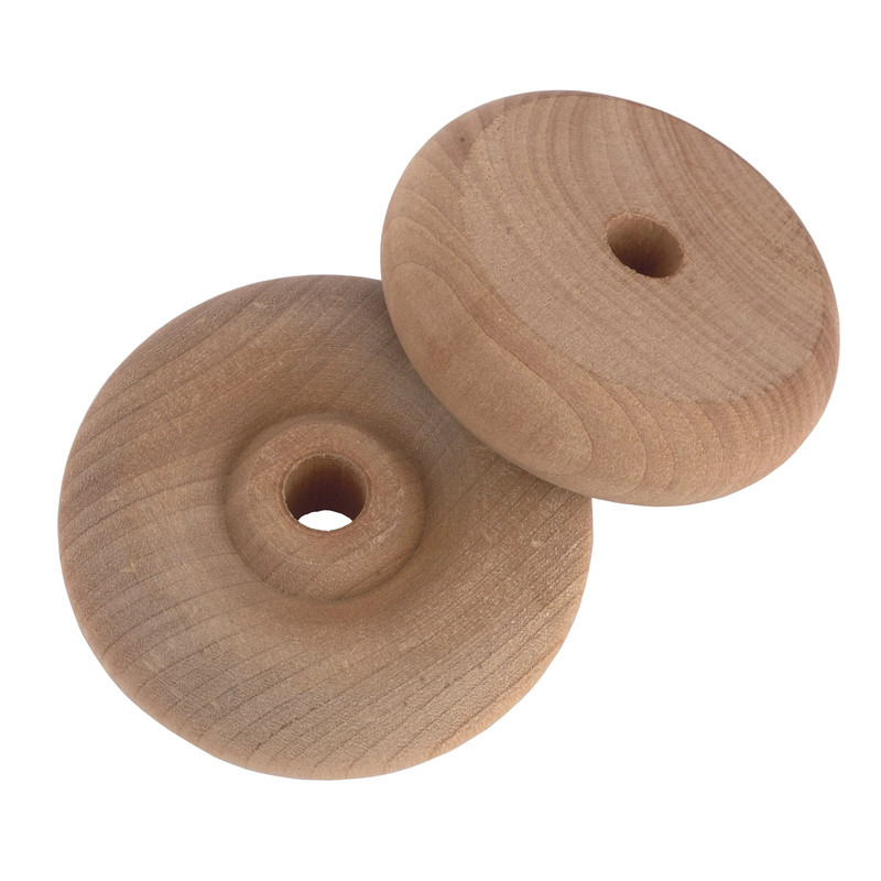 Wooden Toy Wheel - Diameter:2-1/2" - Pieces:1-Piece